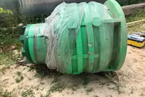 Монтаж кессона Термит в селе Минское