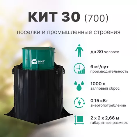 Станция биологической очистки КИТ 30 (К-30-700) в Шуе